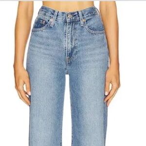 Levi's Light Blue Baggy Dad Jeans